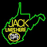 West Viginia Jack Lives Here Neonkyltti