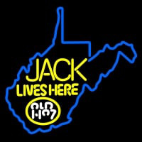 West Viginia Jack Lives Here Neonkyltti