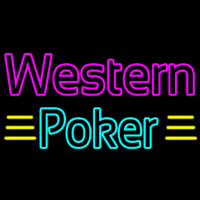 Western Poker 3 Neonkyltti