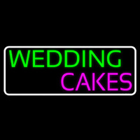 White Border Wedding Cakes Neonkyltti