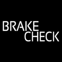 White Brake Check Neonkyltti