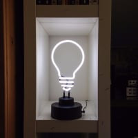 White Bulb Desktop Neonkyltti