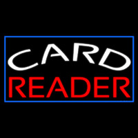 White Card Red Reader Neonkyltti