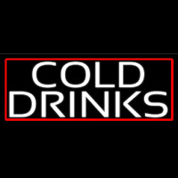 White Cold Drinks Neonkyltti