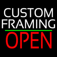 White Custom Framing With Open 1 Neonkyltti