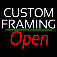 White Custom Framing With Open 2 Neonkyltti