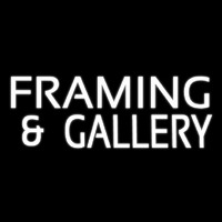 White Framing And Gallery Neonkyltti
