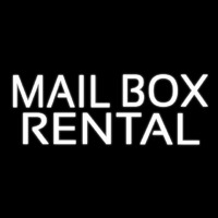 White Mail Bo  Rental Neonkyltti