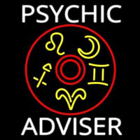 White Psychic Adviser With Logo Neonkyltti