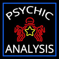 White Psychic Analysis With Logo And Blue Border Neonkyltti