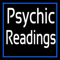 White Psychic Readings With Border Neonkyltti