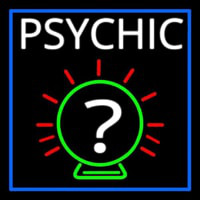 White Psychic With Border Neonkyltti