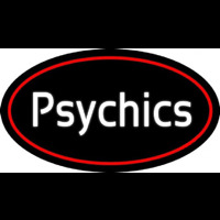 White Psychics With Oval Neonkyltti