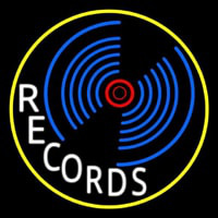 White Records Block Yellow Border 1 Neonkyltti