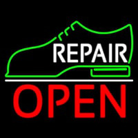 White Repair Shoe Logo Open Neonkyltti