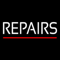 White Repairs Red Line Neonkyltti