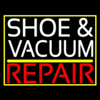 White Shoe And Vacuum Red Repair Neonkyltti