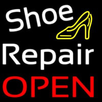 White Shoe Repair With Sandal Open Neonkyltti