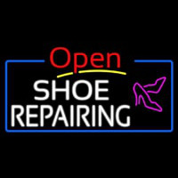 White Shoe Repairing Open Neonkyltti