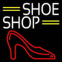 White Shoe Shop Neonkyltti
