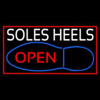 White Soles Heels Open Neonkyltti