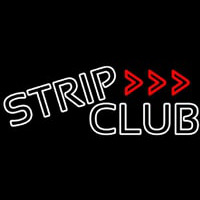 White Strip Club Neonkyltti