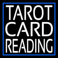 White Tarot Card Reading Neonkyltti