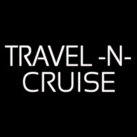 White Travel N Cruise Neonkyltti