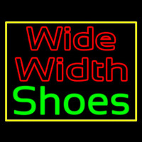 Wide Width Shoes With Border Neonkyltti