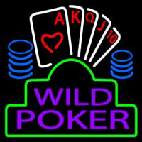 Wild Poker 2 Neonkyltti