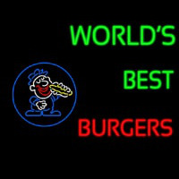 Worlds Best Burgers Neonkyltti