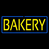 Yellow Bakery With Blue Border Neonkyltti