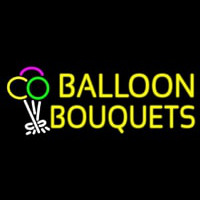 Yellow Balloon Bouquets Neonkyltti