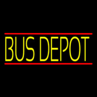 Yellow Bus Depot Neonkyltti