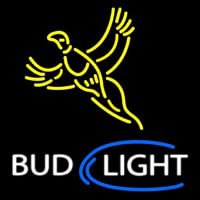 Yellow Busch Light Pheasant Beer Sign Neonkyltti