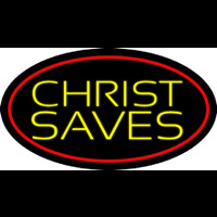 Yellow Christ Saves Neonkyltti