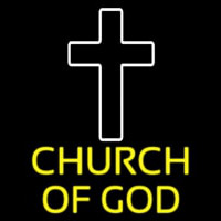 Yellow Church Of God Neonkyltti