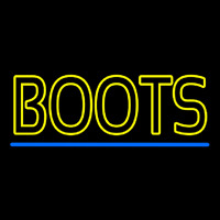 Yellow Double Stroke Boots Neonkyltti