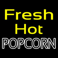 Yellow Fresh Hot White Popcorn Neonkyltti