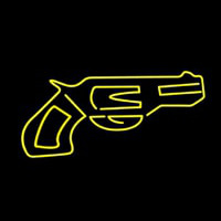 Yellow Gun Neonkyltti