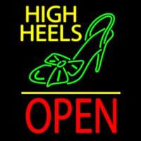 Yellow High Heels Sandal Open Neonkyltti