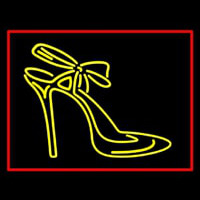 Yellow High Heels With Ribbon Neonkyltti