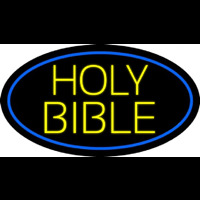 Yellow Holy Bible Neonkyltti