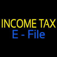 Yellow Income Ta  E File Neonkyltti