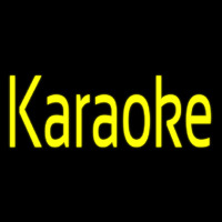 Yellow Karaoke 1 Neonkyltti