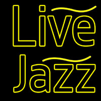 Yellow Live Jazz Neonkyltti