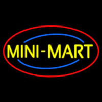 Yellow Mini Mart Neonkyltti