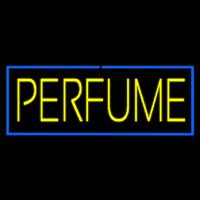 Yellow Perfume With Blue Border Neonkyltti