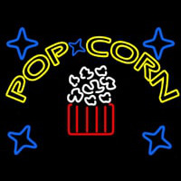 Yellow Popcorn Logo Neonkyltti