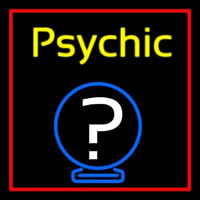 Yellow Psychic With Red Border Neonkyltti